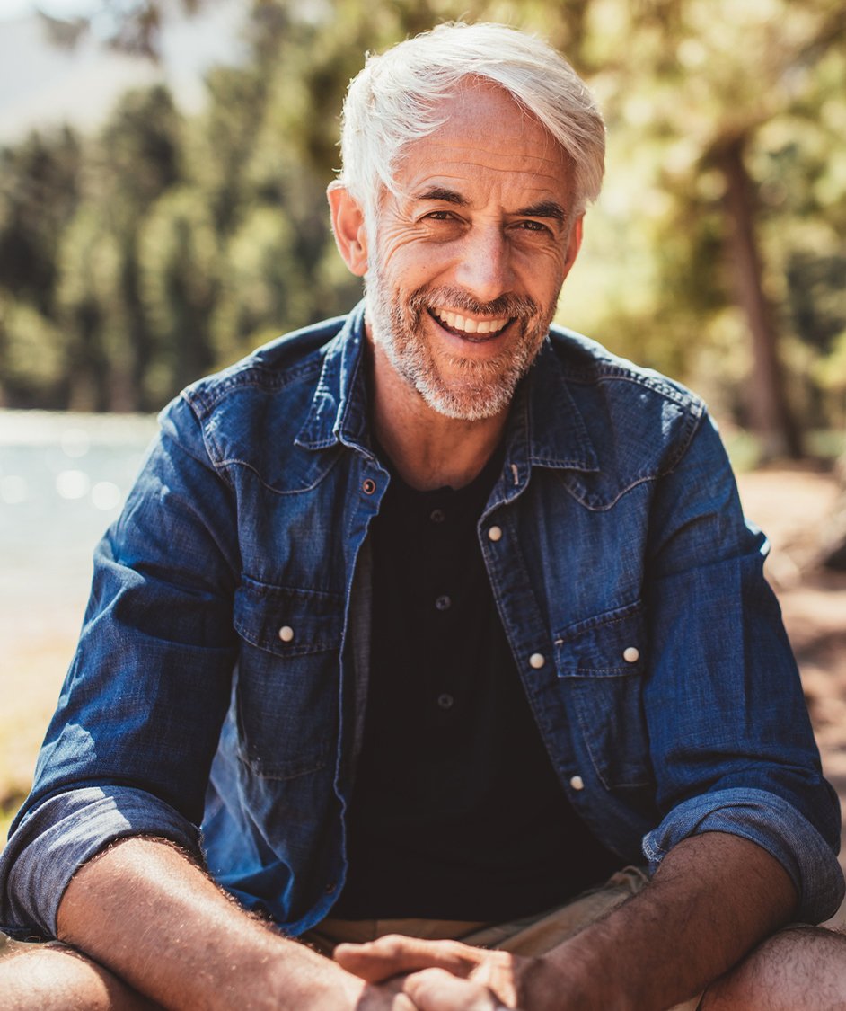 handsome older man